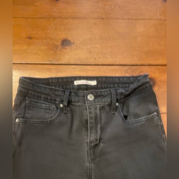 Levi’s 721 Black High Waisted Skinny Jeans 29 x 32 - Picture 2 of 7